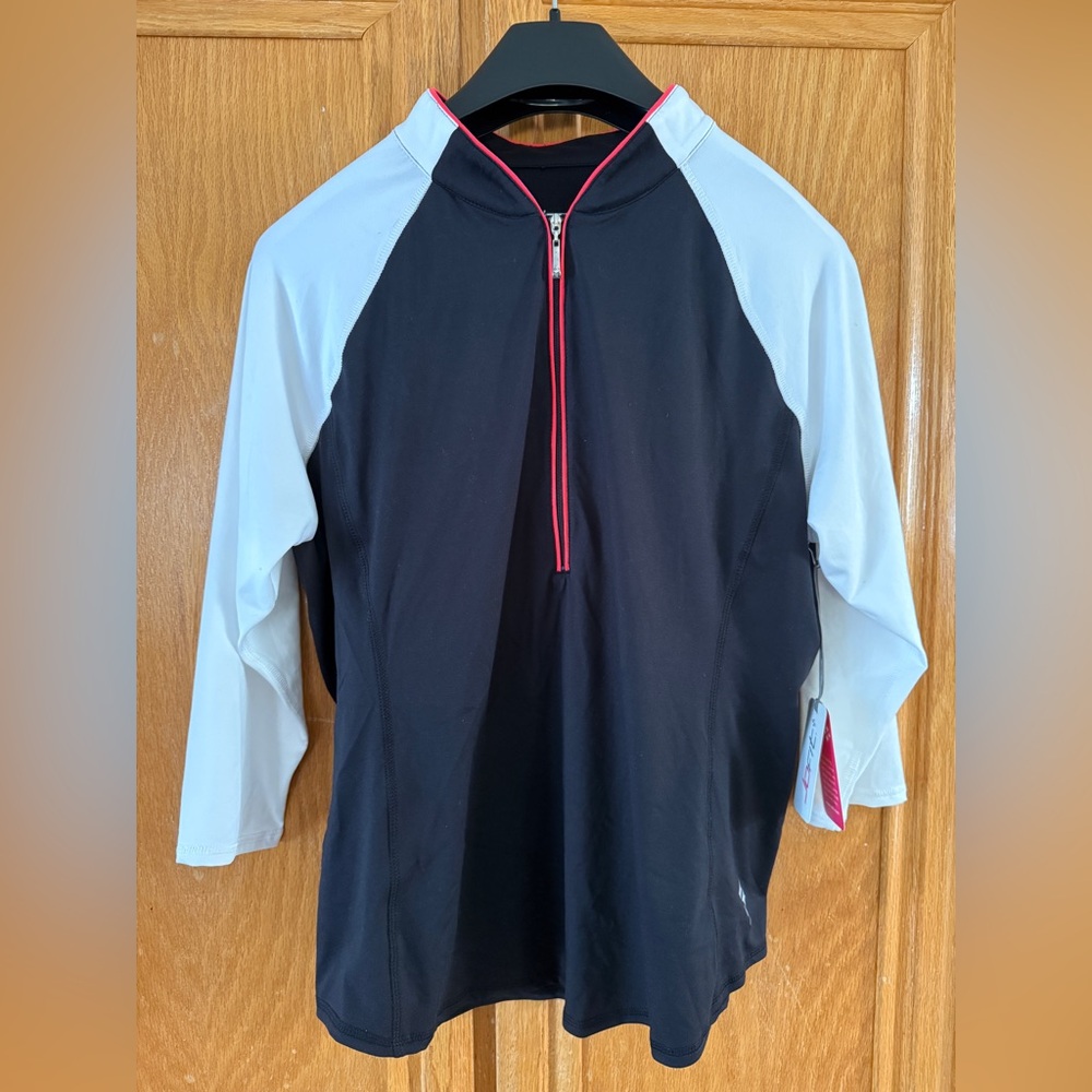 Jofit Women's Athletic 3/4 for Golf and Tennis, 3/4 Sleeve oracle moch size XL